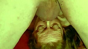 Drunk redhead gags on deepthroat face fuck after heavy drinking!!