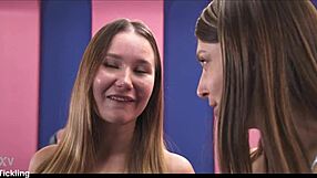 Russian beauty amalia davis bound and tickled feet by talia mint