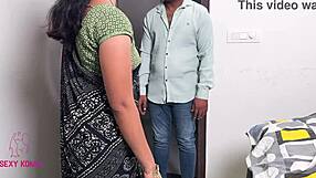 Landlord's monster cock pounds Komal's wet pussy, husband hides?