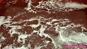 Drika Lima blows two studs in interracial 3some