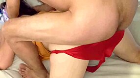 french slut in satin outfit stockings heels fucks rimjobs and sucks cock raw!