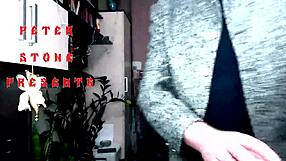 damn sexy granny gives sloppy blowjob with those huge natural tits teasing up close