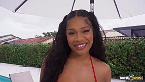 brianna moore sucks big cock outdoors then rides it hard on couch