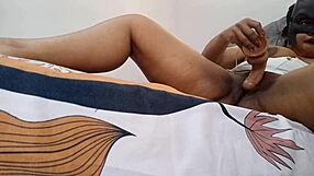 Juicy prostitute fingers huge pussy lips squirts on bed edge moaning orgasm loud