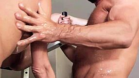trainer slams athletic milf sluts in wild gym threesome!