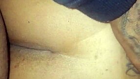 parked motorcycle in alley creampied her tight pussy right there hot slut