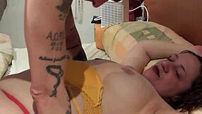big ass milf's gaping anal creampie fetish with lingerie panties natural tits belly orgasm
