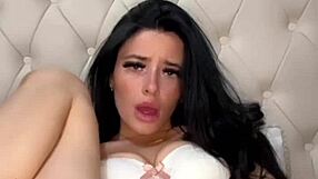 that horny american exchange student just can't stop fucking herself on cam