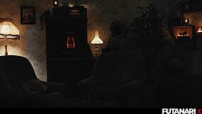 girls trip shocks with shelena's futa cock bursting from agatha vega's shemale ghost