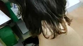 hey boss that young office girl sucking big black cock during overtime hours looks wild