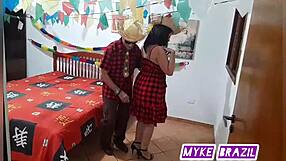 brazilian zayra pik and myke brazil fuck at sao joao festival