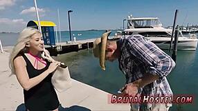 Big-Breasted Blonde Teen Endures Extreme Domination Hardcore Sex in Changing Room