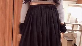 wanna see this busty crossdressing asian ladyboy quietly masturbate her tight ass?
