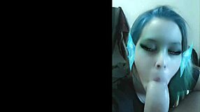 Snapchat Blowjob from Latina Girlfriend Swallows Friend's Cum Load