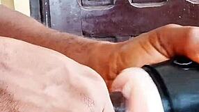 roommate catches my outdoor toy masturbation moans in florida dorm heat