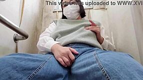 i caught this married bride masturbating wildly in the wedding toilet!