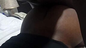 naughty son sneaks up for doggystyle pounding on hot ebony house girl