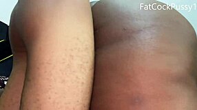 guy gets juicy latina fat ass served on platter bent over for rough doggystyle creampie and squirting orgasm