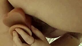 girlfriend fucks wet pussy with dildo at 2am after horny solo masturbation dreams