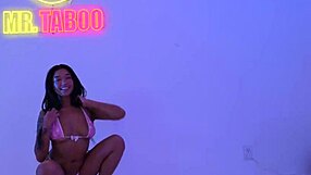damn gia dibella's filipina ass shakes wild in striptease turning into spit-soaked lapdance pussyjob