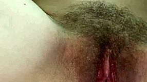 fresh from shower curvy babe grabs skinny guy's cock for instant interracial fuck