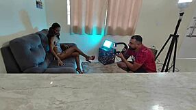 Ninfeta Carioca Fucks Raw In Woods Caught By Couple Keeps Going