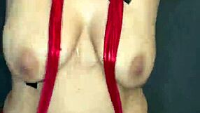 belly dancer gags on deepthroat cock in intense throat fuck!