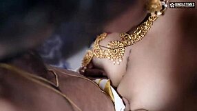 WATCH THIS TAMIL HOUSEWIFE GET POUNDED HARD BY DEVAR BEFORE CUMSHOT ON PUSSY!