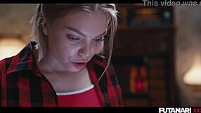 girls trip shocks with shelena's futa cock bursting from agatha vega's shemale ghost