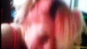 Sucking deep on throbbing cock with spit dripping down during intense amateur blowjob session