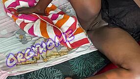Juicy ebony housewife craves wild sex game thrill