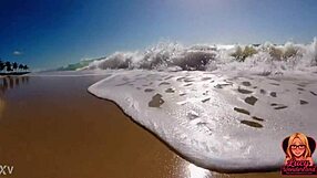 Lucy bares it all during embarrassing beach day