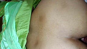 Indian Wife's First Raw Fuck: Spit-Lubed Pounding in Wedding Saree