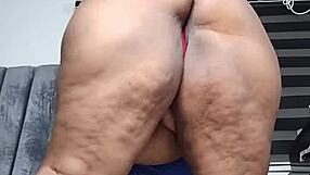 Fat Belly Ebony Mara Exotic Stands For Dripping Squirting ORGASM In Homemade Masturbation Full Video