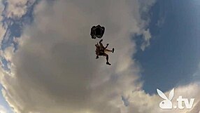 badass members exclusive skydiving jump in 1280x720 quality