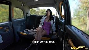 in the fake taxi megan fiore strips big ass tits then rough cowgirl rides monster cock