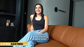 big booty latina teen rides producer's monster cock in wild casting!