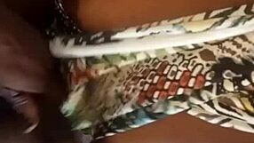 Beautiful Black Teen Bent Over for Quick Doggystyle