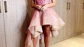 Naive sexy Hayley enters jerk-off contest unaware of the prize