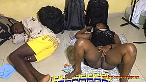 Roommate fucks girlfriend hard on birthday at nysc camp