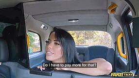 in the fake taxi megan fiore strips big ass tits then rough cowgirl rides monster cock