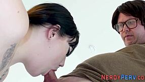 i'm obsessed with this busty brit's sloppy head game