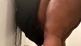 my pregnant shaved pussy pounds hard on this massive bbc