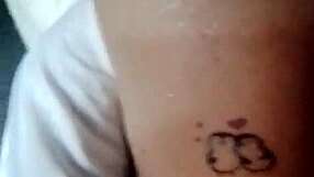 overwhelmed by my neighbor's massive tattooed ass shaking everywhere