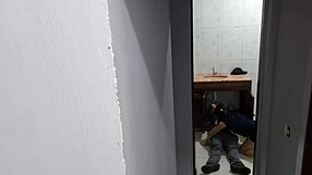 wife cheats bareback with plumber big cock rough pussy banging tight