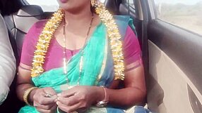 indian housewife car sex daddy dirty talk long drive fucking husband's father telugu