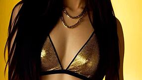 Naughty Blindfolded Girls Tease In Sexy Underwear!