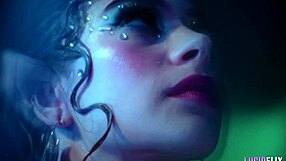 lucidflix luminati features molly little riding cowgirl on bodybuilder