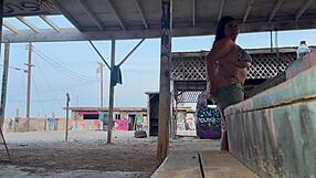 stranded thicc pawg bbw latina bends over sucks fucks big black cock stranger full video
