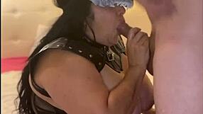 play with stepson slips huge cock in mouth by accident taboo